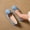 Blue, variant on Gspmoly Flat Shoes for Women, Women's Fashion Casual Summer New Bow Round Toe Breathable Flat Shoes Women Flat Shoes Black 43