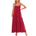 thumbnail image 4 of XZNGL Robe d'Été Décontractée Ample pour Femmes à Bretelles, Longue Maxi de Plage, Robes d'Été pour Femmes, 4 of 9