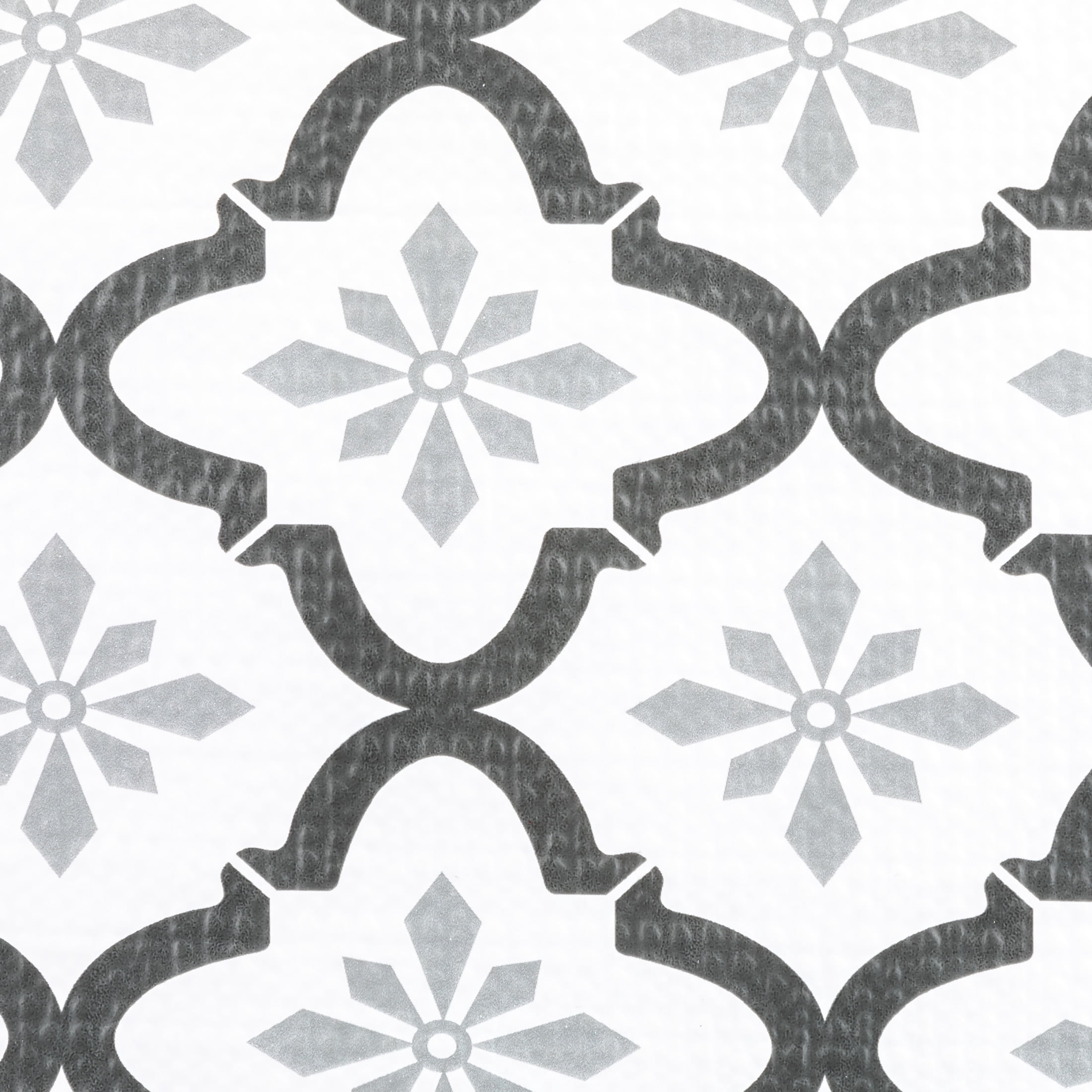 EasyLiner Smooth Top Shelf Liner, Grey Quatrefloral, 20 in. x 6 ft. Roll
