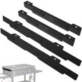 thumbnail image 3 of DEBGFS 4Pcs Wind Guard for 28inch Griddle Magnetic Stainless Steel Wind Screens Heat Resistant Wind Guards Compatible for Side Shelf and Rear Grease Cup Griddle Accessories for Grilling,black,none, 3 of 8