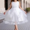 thumbnail image 1 of Robes pour Fille, Robe en Tulle à Volants pour Bébé, Robes d'Été pour Filles, Robe d'Anniversaire, Robes pour Bébé Fille 9-10 Ans, 1 of 3