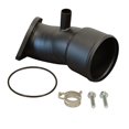 thumbnail image 1 of BD Diesel 1045630 Turbocharger Intercooler Pipe  3-1/2 Inch Diameter; Powder Coated; Black; Stainless Steel; With Two M8-1.25 X 30 Millimeter Flange Bolt And O-Ring, 1 of 5