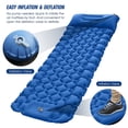 thumbnail image 4 of FlyFlise Tapis de Camping Léger avec Oreiller d'Air Matelas d'Air Portable Imperméable Tapis de Couchage pour Sac à Dos, 4 of 8