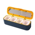 thumbnail image 2 of YHDSYY Big Sale! 4 Grids Seasoning Box Spice Jar Kitchen Organizer And Storage Spice Jars Clean Combination Seasoning Box Pepper Shakers Container Spice Container Set Clearance Sales Today Deals Prime, 2 of 7