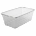 thumbnail image 4 of Life Story 6Q Rectangular Clear Plastic Protective Storage Shoe Box (16 Pack), 4 of 5