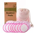 thumbnail image 1 of 16PCS Makeup Remover Pad Reusable Washable Bamboo Cotton Pad Facial Cotton Round, 1 of 10