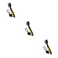 thumbnail image 3 of Redempat Stainless Steel Golf Club Brush Portable Solid Color Shoe Brushes Yellow Lidless 3Set, 3 of 6