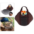 thumbnail image 2 of Almencla 12" Grill Plate Nonstick Wok Griddle with Handles Pot Coating Cast Iron Circular storage bag, 2 of 8