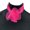 Rose Red, variant on YAOBAMM Lady Gauze Kerchief 2 Pcs Women Kerchief Smooth Satin See through Solid Color Mesh Adjustable Lightweight Soft Square Dance Accessories
