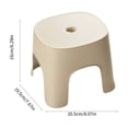 thumbnail image 3 of EQWLJWE Tall Plastic 1 Step Stool,Plastic Mini Stool for Home,Portable Single Level Step Ladder Foot Stool for Kitchen,Bathroom,Bedroom,and Garage, 3 of 8