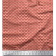 thumbnail image 1 of Soimoi Poly Georgette Fabric Leaves Small Fabric Prints by Yard 42 Inch Wide, 1 of 3