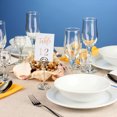 thumbnail image 4 of 10 Pieces Table Number Stand Round Shape Metal Convenient Card Holder Centerpieces Paper Clamp Wedding Decoration Tabletop Decor type1, 4 of 6