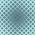 thumbnail image 1 of Ahgly Company Tapis de Zone Carré Électrique Bleu Lavable en Machine, 8 Pieds Carré, 1 of 7