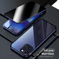 thumbnail image 3 of Anti-Peeping Full Body Mobile Phone Case Clear Tempered Glass Privacy Cover For Iphone12/Pro/Pro Max, 3 of 7