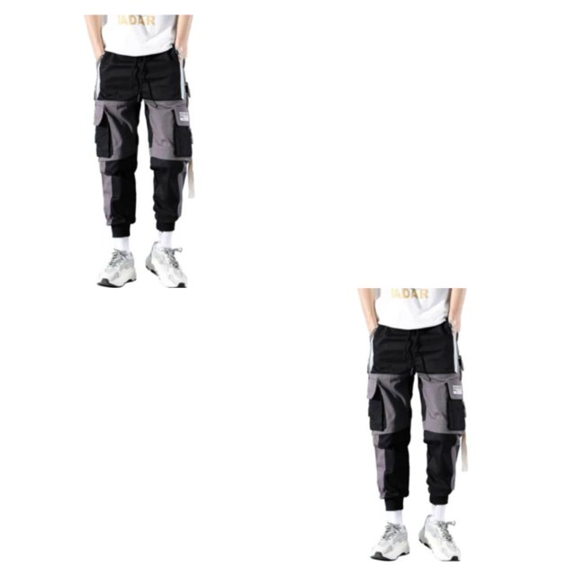 kurtrusly 1/2/3 Comfortable And Stylish Pants For Men - Everyday Essential Wide Application D264black S 2PCS