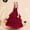 Red, variant on XEGLSBU Child Party Dress Girls Sleeveless Cake Fashion Sweet Dress Party Princess Dress Performance