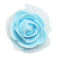 thumbnail image 4 of GUOOL Pack of 100 Artificial Roses DIY Wedding Valentine's Day Bouquets Hairband Light Blue, 4 of 5