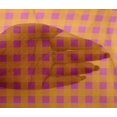 thumbnail image 4 of oneOone Viscose Chiffon Fabric Gingham Check Printed Fabric 1 Yard 42 Inch Wide, 4 of 4