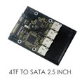 thumbnail image 5 of 2.5 Inch 4 TF to SATA , Self-Made SSD Solid State Drive, For Micro-SD to SATA Group RAID Card, 5 of 5
