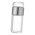 thumbnail image 4 of simhoa Glass Tea Infuser Bottle 350ml Glass Tea Infuser Cup for Office Outdoor Home Silvery, 4 of 8