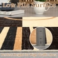 thumbnail image 2 of Garvee Modern Geometric Area Rugs 8'x10' Living Room Rugs, Abstract Washable Rug Non-Slip Soft Indoor Throw Carpet Stain Resistant Rug for Dining Room Bedroom, Brown, 2 of 8