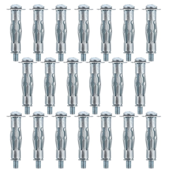 DEEPCRAFF 20 Pcs Ancrage Creux pour Cloison Sèche en Acier pour une Installation Sécurisée sur les Murs