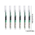 thumbnail image 3 of Lisbinx 6-Pack 0.5 mm Rolling Ball Pens, Fast-Drying Liquid Ink Fine Point Pens for Office School Writing, No-Leak Transparent Tube, Assorted Colors, 3 of 6