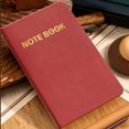 thumbnail image 1 of Fwttom Paper Notebook, A7 Pocket Notebook Compact Portable Notebook Thick Leather Journal Small Mini Concise Notebook, 1 of 6