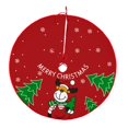 thumbnail image 3 of Christmas Skirt, Christmas Base Apron, Classic Reusable Rustic Christmas Mat for Elk 60cm, 3 of 9