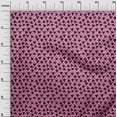 thumbnail image 3 of oneOone Georgette Viscose Fuschia Pink Fabric Geometric Triangle With Chevron Craft Projects Decor Fabric Printed By The Yard 42 Inch Wide, 3 of 4