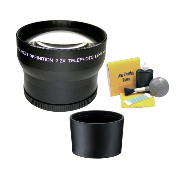 Kodak Easyshare Z712 IS 2.2x High Definition Super Telephoto Lens (Includes Necessary Lens Adapter) + Nwv Direct 5 Piece Cleaning Kit