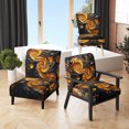 thumbnail image 1 of Designart "VORTEX Tangle" Gold Abstract Upholstered Accent Chair - Modern Arm Chair For Bedroom, 1 of 7