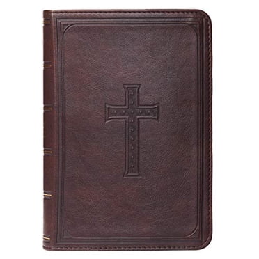 KJV Compact Grand Imprimé Lux-Cuir DK Brun