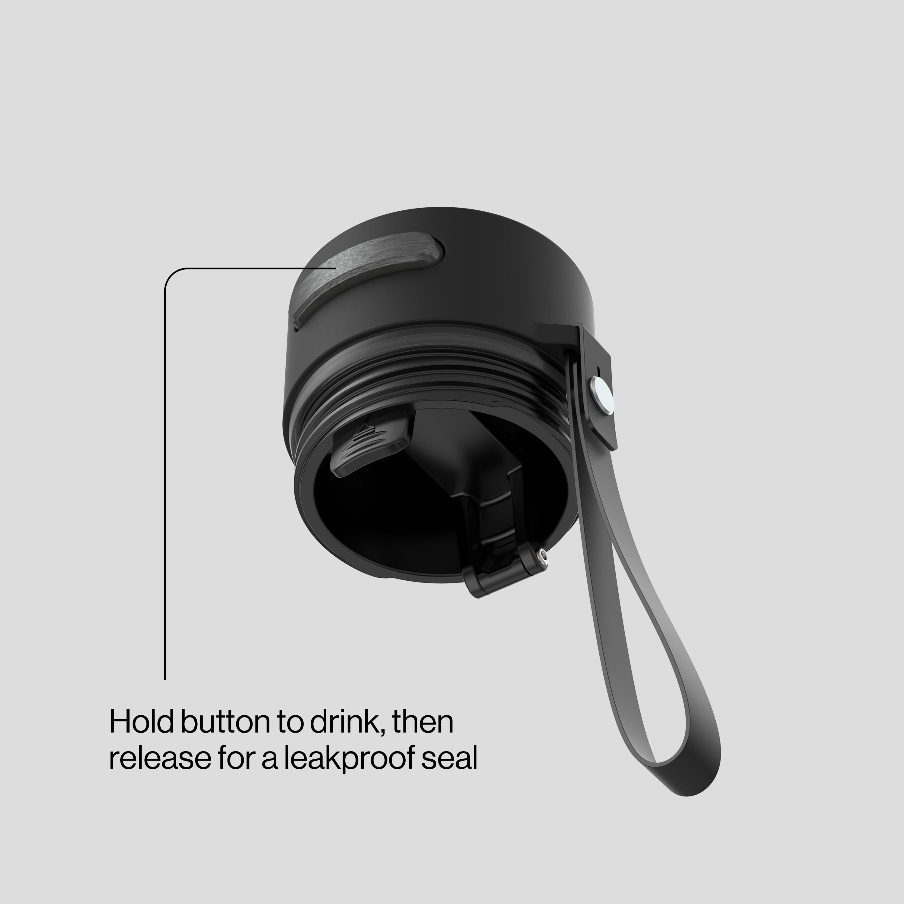 Bouteille d’eau isolée en acier inoxydable Contigo AutoSeal avec courroie de transport, 473 ml (16 oz) – antifuite, sans BPA, sans plomb, lavable au lave-vaisselle