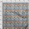 thumbnail image 2 of oneOone Cotton Poplin Fabric Chevron Ikat Printed Craft Fabric BTY 42 Inch Wide, 2 of 4