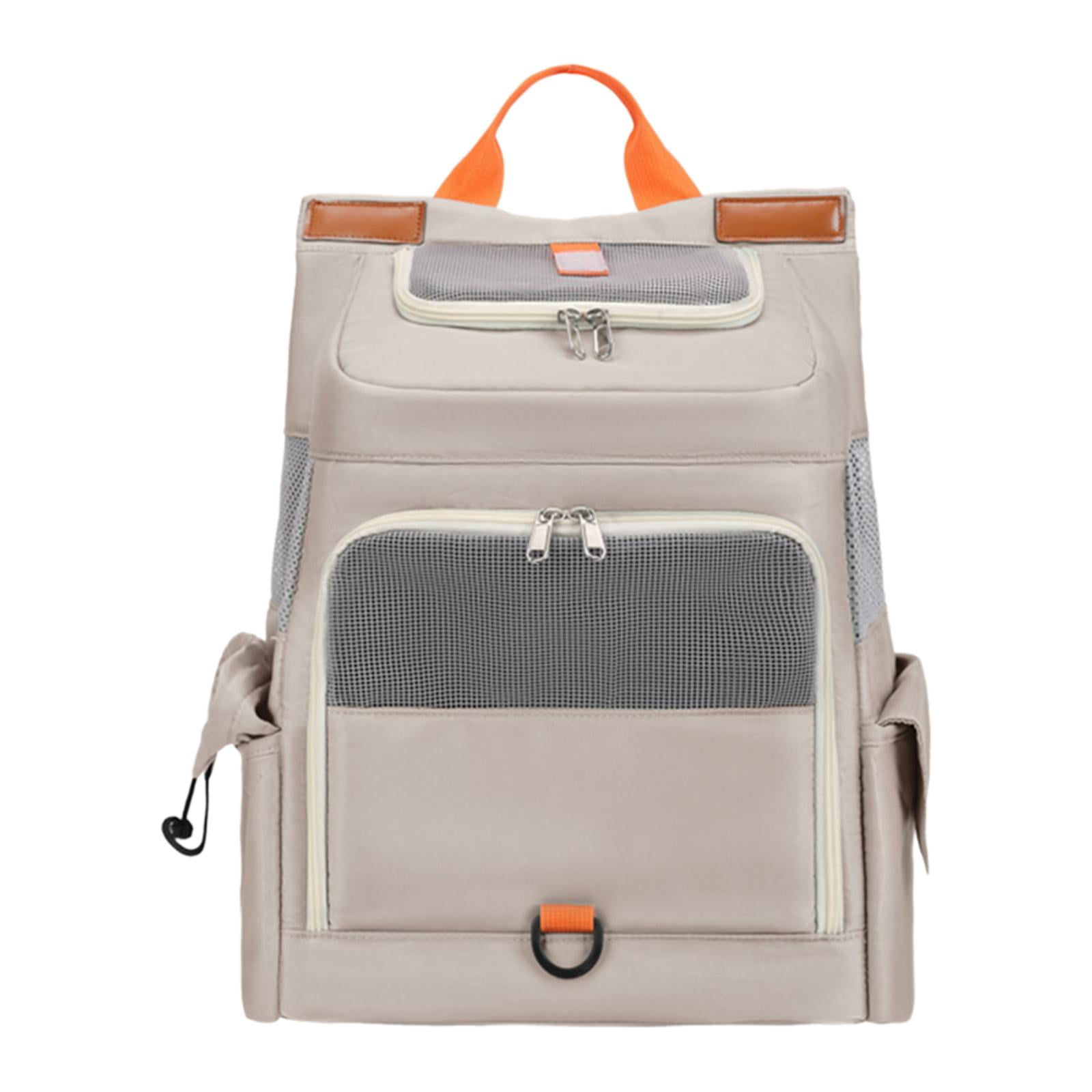Bunblic Sac à Dos pour Chat, Sac de Transport avec Boucle, Conception de Soutien pour Petits et Moyens Chiens et Chats, Sac de Transport pour Chat et Chiot pour Voyage et Randonnée, Kaki