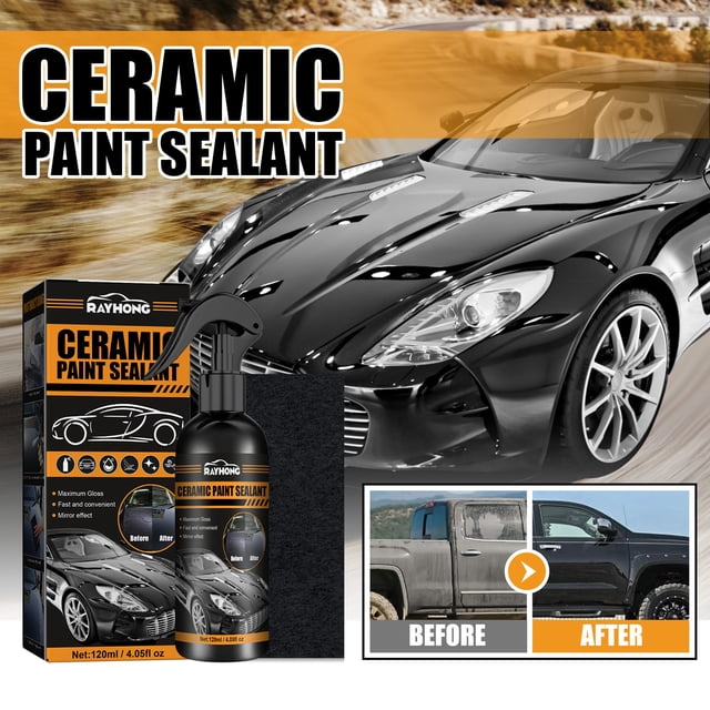 RYRDWP RapidCeramic Coating For Cars NanoCeramic Paint Sealant Polish Spray DurableShine And Protection Against Scratches High Temperature Repair Spra120ml