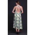 thumbnail image 4 of Bimba Robe Décontractée Florale Longue Dos Nu à Col Licou pour Femmes, Robe de Plage Imprimée - X-Grand, 4 of 6