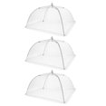 thumbnail image 1 of 3pcs Foldable Cuisine Protective Net Dining Table Food Covers Dish Mesh Tents for Home, 1 of 9