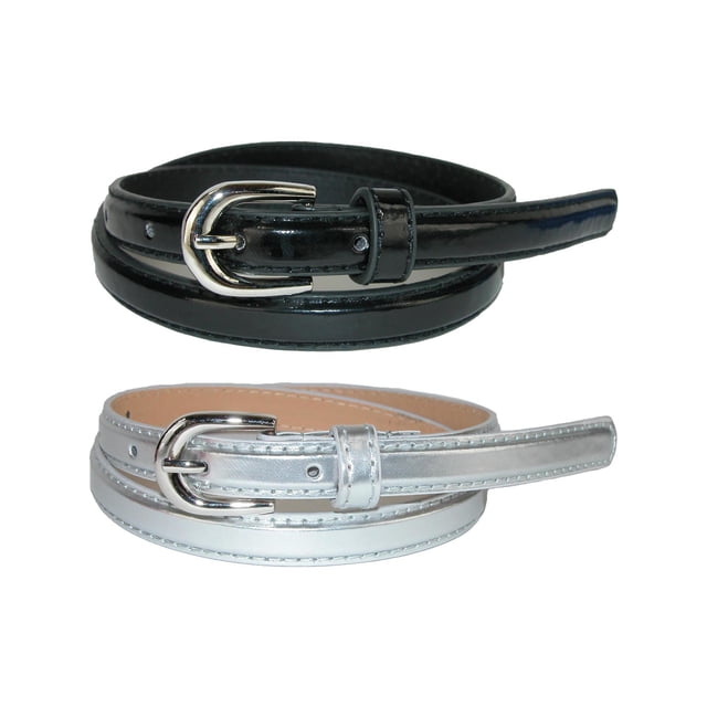 CTM® Ceinture Mince pour Robe d'Enfant (Lot de 2 Couleurs)
