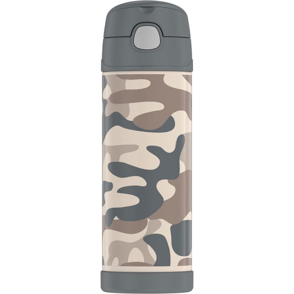 Thermos 16 Oz Vacuum Insulated Hydration Bottle, Camo