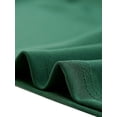 thumbnail image 5 of INSPIRE CHIC Robe Fourreau Rétro de Bureau pour Femme à Encolure Cœur avec Volants, Manches Courtes, Vert Foncé L, 5 of 5