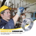 thumbnail image 2 of QIDESHIP Soft Aluminum Wire B, Aluminum Alloy Aluminum Welding Wire, 1 X 5M Soft Aluminum Wire, Soft Aluminum Wire Aluminum Craft Wire Silver Color Bendable Craft Wires Crafts Metal Wires, 2 of 8