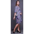 thumbnail image 3 of Bimba Kaftan de Plage à Fleurs, Paréo de Bikini, Robe Midi pour Femmes, Caftan Court - P-L, 3 of 5
