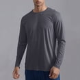 thumbnail image 4 of zfhfof Men's Sun Protection Athletic Shirts Long Sleeve Rash Guard Swim T-Shirts Lightweight Quick Dry Fishing Running Workout Shirts, 4 of 8