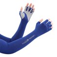 thumbnail image 2 of Gants de Vélo pour Hommes Antidérapants Yoga Exercice Demi-Doigt Couvre-Bras Protège-Mains, 2 of 2