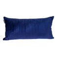 thumbnail image 1 of HomeRoots 402891 Coussin Lombaire en Velours Matelassé Bleu, 1 of 1