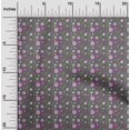 thumbnail image 2 of oneOone Georgette Viscose Gray Fabric Asian Retro Floral Craft Projects Decor Fabric Printed By The Yard 42 Inch Wide, 2 of 4