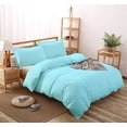 thumbnail image 5 of 800 Thread Count 100% Egyptian Cotton 5 Piece Duvet Set with Zipper Closure & Corner 5 Pc Duvet Set Solid Pattern, 5 of 5