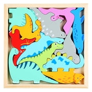 EGNMCR Kids Wooden Vehicle Food Number Cognition Puzzle Learning Educational Toy Wooden Puzzle Birthday Gifts for Kids